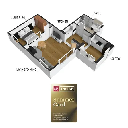 Ferienhaus2-soelden Mit Summercard Apartment